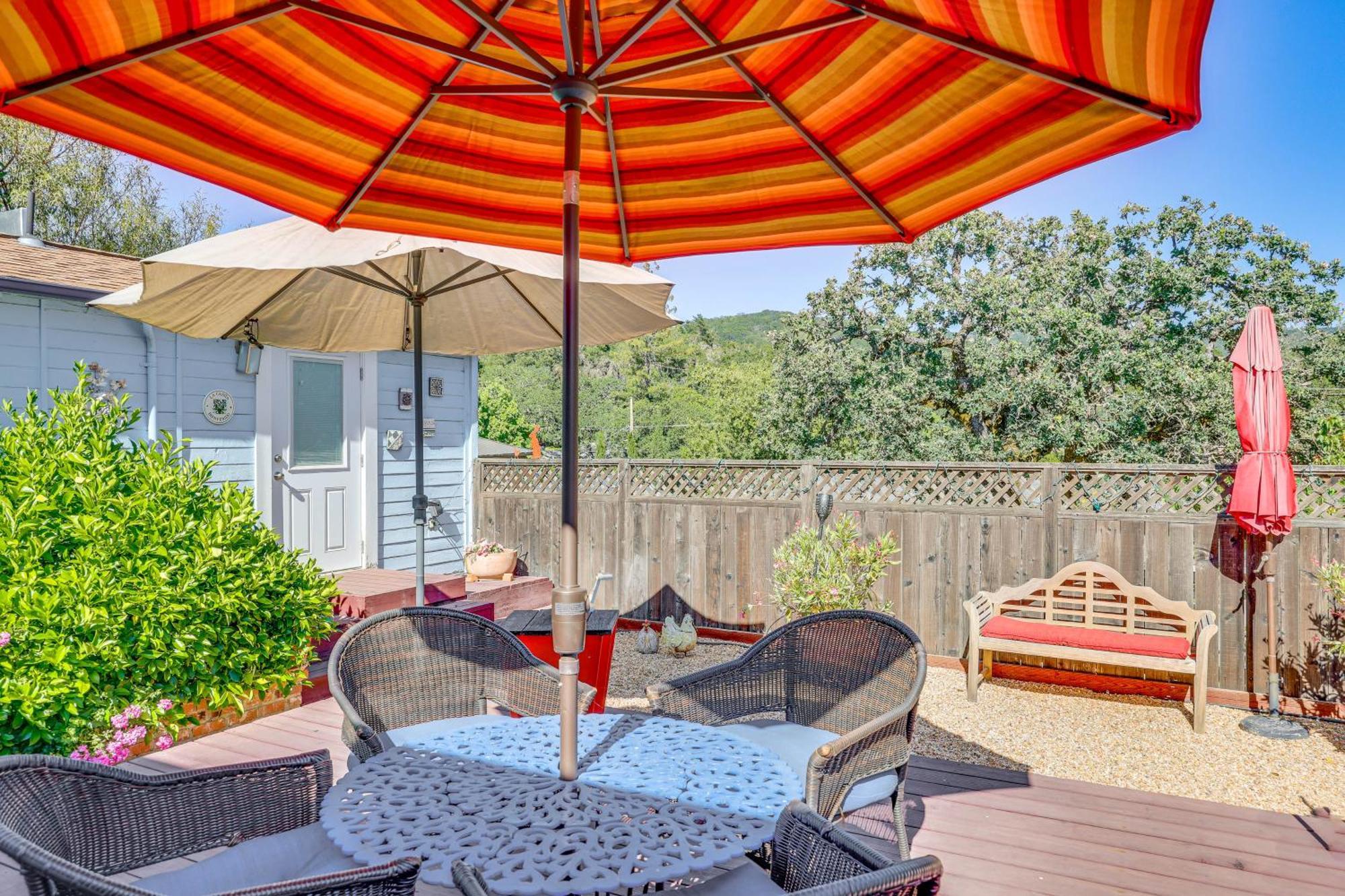 Romantic Casita With Garden And Deck 2 Miles To Plaza! 索诺玛 外观 照片