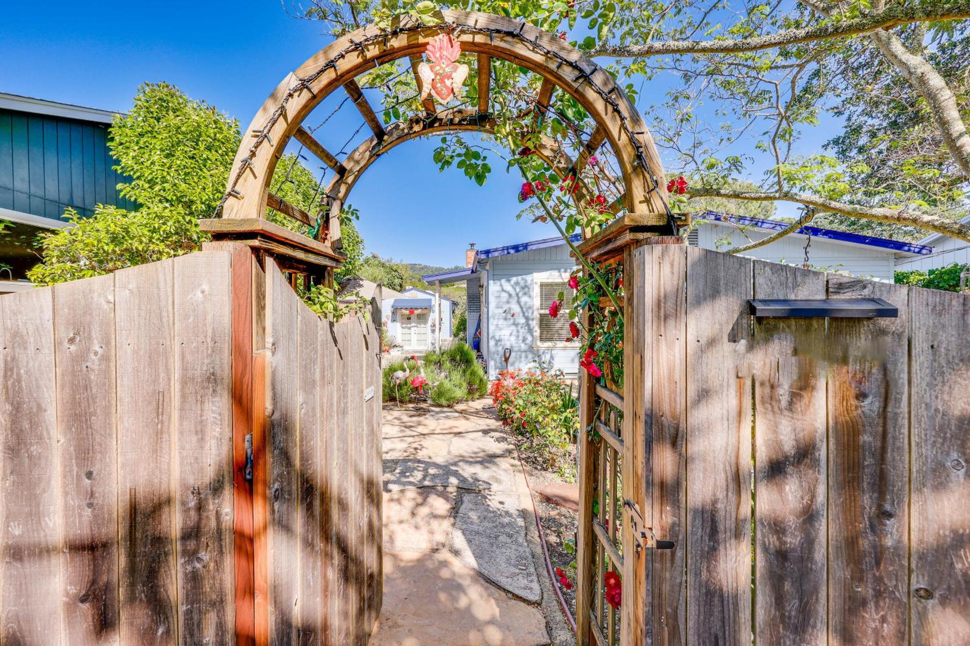 Romantic Casita With Garden And Deck 2 Miles To Plaza! 索诺玛 外观 照片