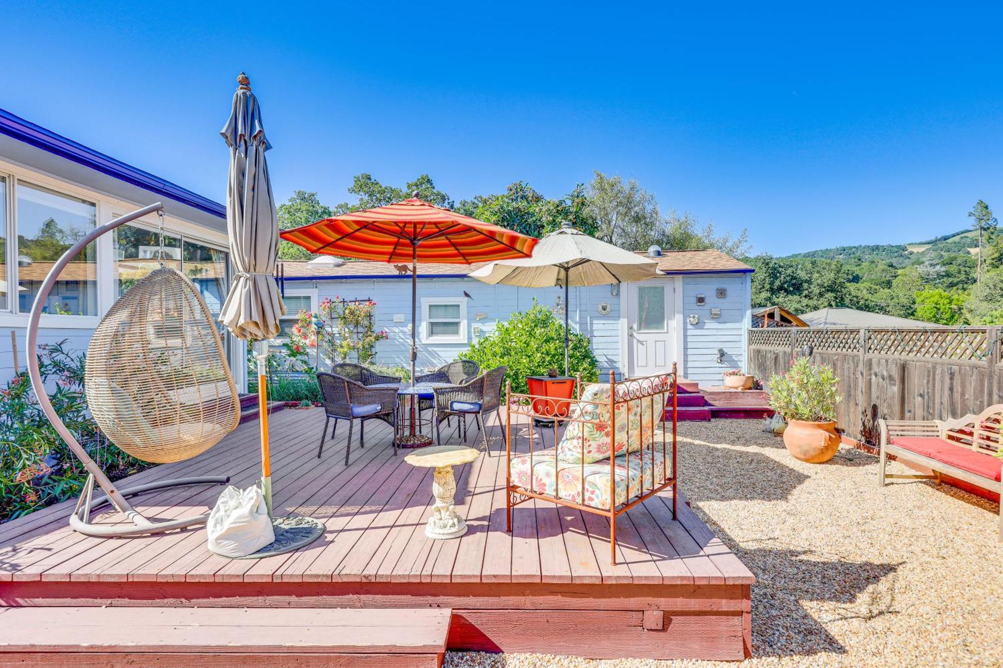 Romantic Casita With Garden And Deck 2 Miles To Plaza! 索诺玛 外观 照片